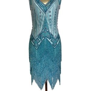 Deco Haus beaded gown